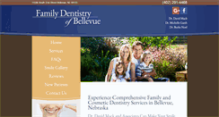 Desktop Screenshot of familydentistryofbellevue.com