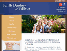 Tablet Screenshot of familydentistryofbellevue.com